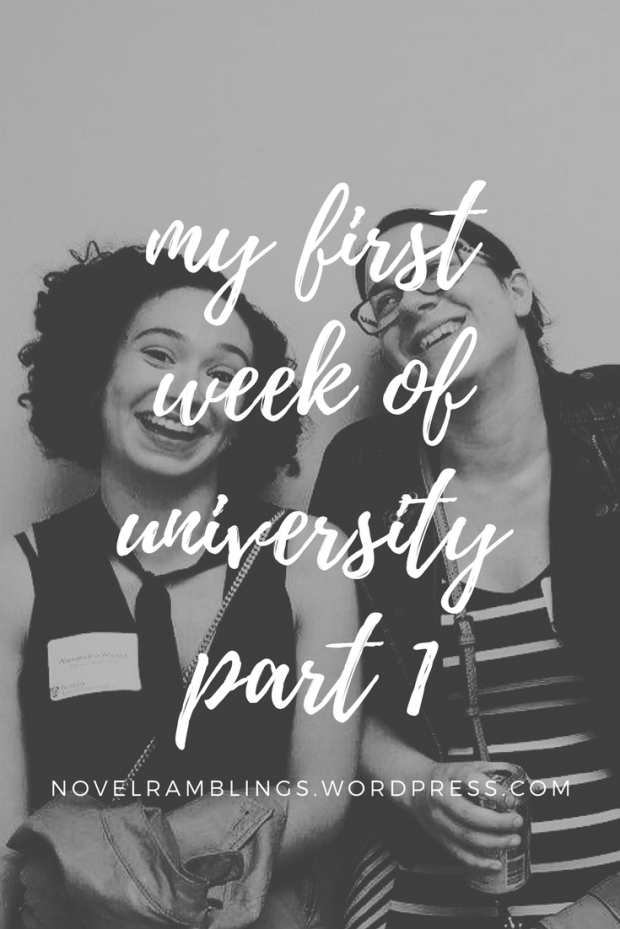 my first week of university uni college school freshman year first year blog blogger pin pinterest